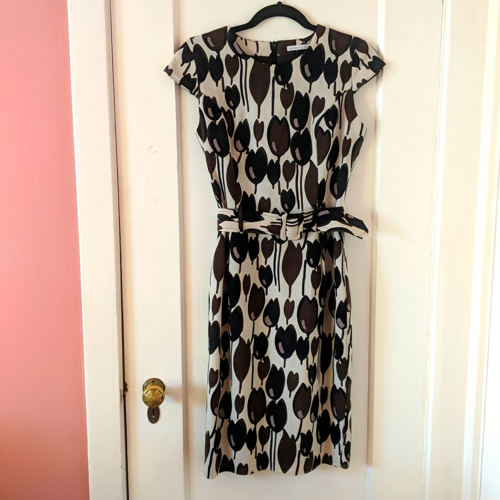 MADAME a PARIS Wool Tulip Midi Dress